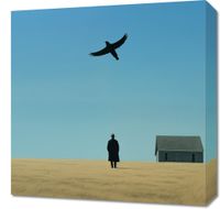 Obraz 50x50cm Samotny i Wolny