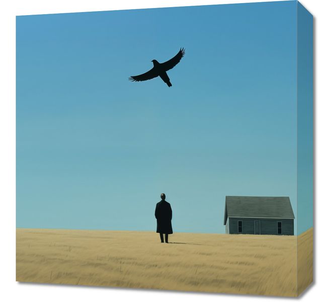 Obraz 50x50cm Samotny i Wolny zdjęcie 1
