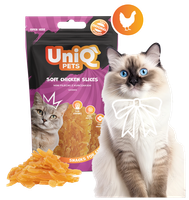 Smaczki dla kota przysmaki mini fileciki z kurczakiem 50g UNIQ PETS