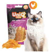 Smaczki dla kota przysmaki mini fileciki z kurczakiem 50g UNIQ PETS