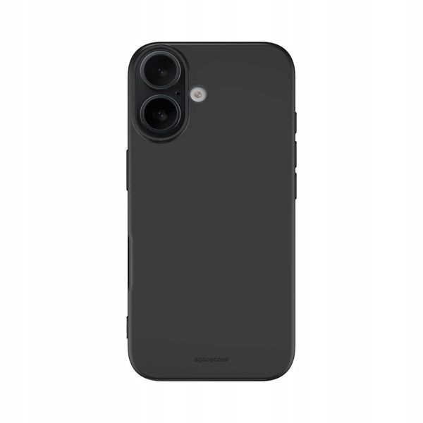 Spacecase Silicone Case Iphone 16 Plus Black zdjęcie 6
