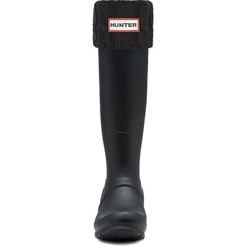 Hunter ORIGINAL TALL 6 STITCH CABLE BOOT SOCKS BLACK na Arena.pl