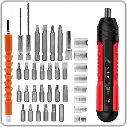 WKRĘTAK ELEKTRYCZNY ŚRUBOKRĘT AKUMULATOROWY WKRĘTARKA RĘCZNA 24 BIT na Arena.pl