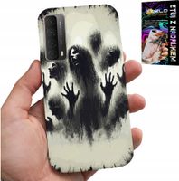 ETUI DO HUAWEI P SMART 2021 - ŻYWE TRUPY THE WALKING DEAD ZOMBI +SZKŁO