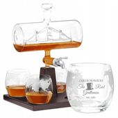 Zestaw do Whisky Karafka i Szklanki do Whisky z Grawerem Prezent dla Faceta