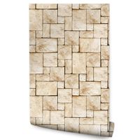 Tapeta Do Salonu Cegła KAMIEŃ Dekoracja Ścienna