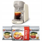 Ekspres na kapsułki Bosch Tassimo Finesse KREMOWY 3x Tassimo