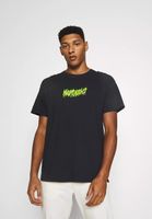 Night Addict Bear T-shirt z nadrukiem XS / S czarna koszulka