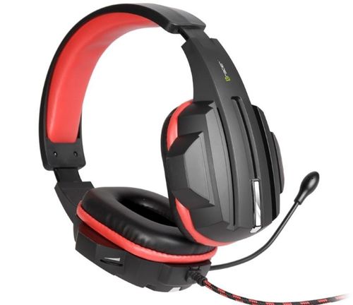 Słuchawki gaming EXPERT czerwone na Arena.pl