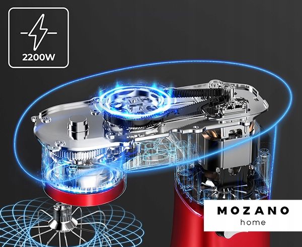 ROBOT KUCHENNY PLANETARNY MIKSER BLENDER DO MIĘSA 4w1 MISA 6,2L + PRZEPISY zdjęcie 7