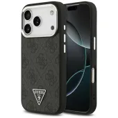 etui guess 4g triangle logo magsafe na iphone 17 pro - czarne