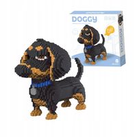 Klocki Konstrukcyjne Rasy Psów psy jamnik 2100 elementów prezent urodzinowy