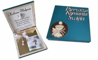 Koperta upominek Pamiątka I Komunii pudełko na pieniądze prezent