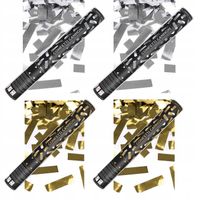 TUBY KONFETTI PASKI ZŁOTE SREBRNE mix ŚLUB URODZINY SYLWESTER PARTY 4x 40cm