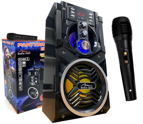 Głośnik bluetooth karaoke PARTYBOX MT3150 MEDIA-TECH na Arena.pl