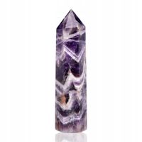 AMETYST OBELISK KAMIEŃ NATURALNY 10 CM MEDYTACJA 1 SZTUKA