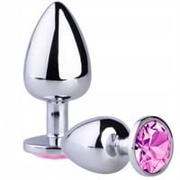 Stalowy korek analny dla początkujących 7cm