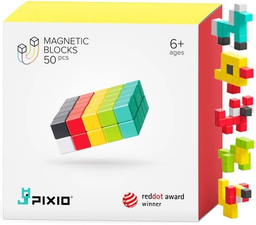 PIXIO KLOCKI MAGNETYCZNE 50 SZTUK DESIGN SERIES na Arena.pl