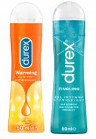 Durex Zestaw 2szt Żeli Intymnych Stymulujących Rozgrzewający + Chłodzący