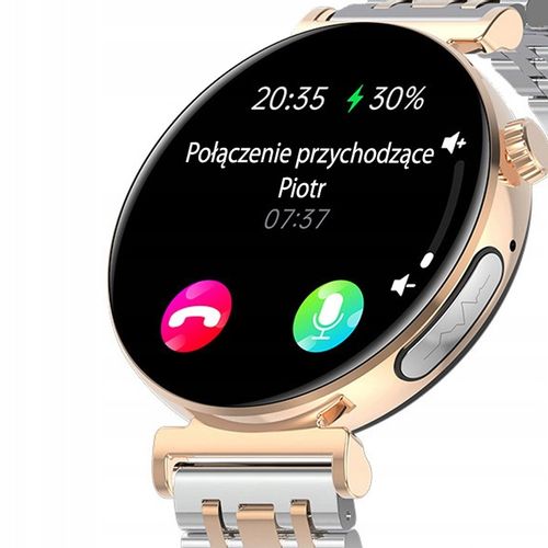 SMARTWATCH ZEGAREK DAMSKI EKG GLUKOZA CIŚNIENIE ROZMOWY SMART WATCH MENU PL na Arena.pl