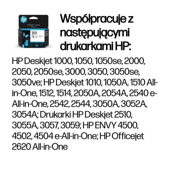 Tusz HP 301 Color zdjęcie 12