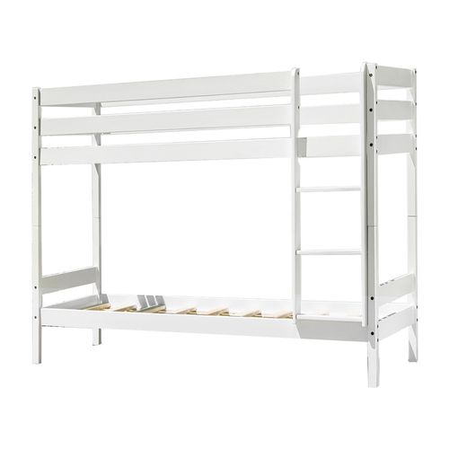 Łóżko piętrowe białe HOOK + STELAŻ na Arena.pl