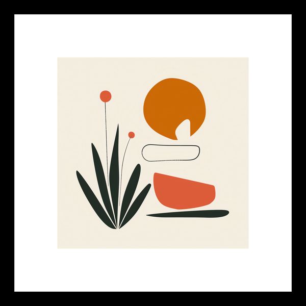 Plakat 20x20cm Abstrakcyjny Zen zdjęcie 3