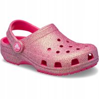 Dziecięce Buty Chodaki Crocs Classic Iridescent Glitter 210985 Clog 27-28