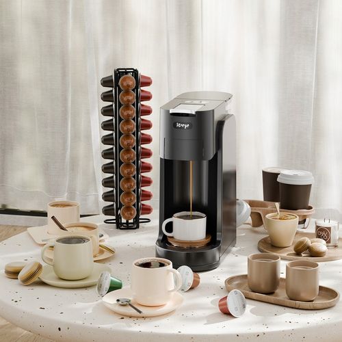 Ekspres kapsułkowy, ekspres wielokapsułkowy 3 w 1+ spieniacz do mleka na Arena.pl