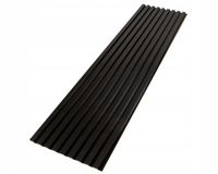 Lamele ścienne na płycie HDF - 275 cm x 40,5 cm - CZARNY 905