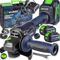 KĄTÓWKA SZLIFIERKA KĄTOWA AKUMULATOROWA DIAX+ 2 AKU 4.0AH+ ŁADOWARKA ZESTAW