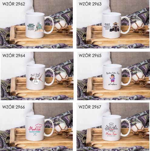 Kubek z nadrukiem MIEJSCE KOBIETY JEST W KUCHNI na Arena.pl