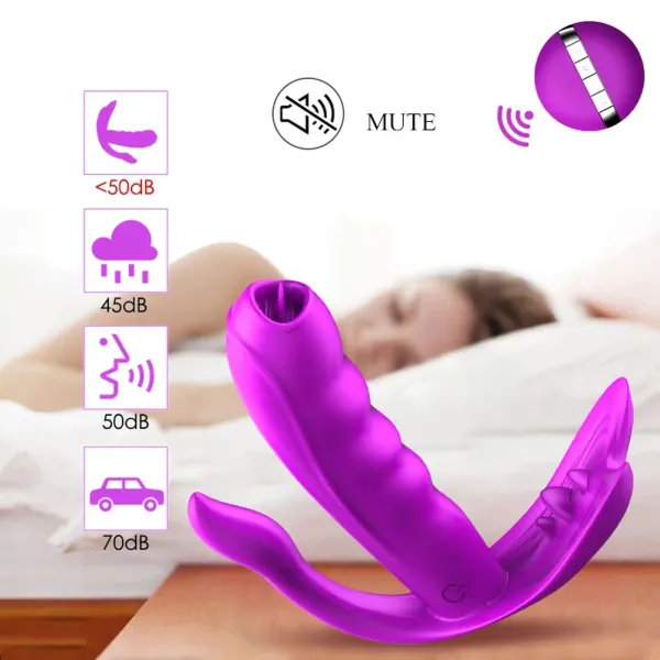 Stymulator-Silicone Panty Vibrator USB 7 Function / Heating zdjęcie 3