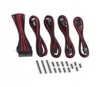 Kabel SATA CableMod ModMesh Cable Extension Kit -8+6 Czarno-Czerwone