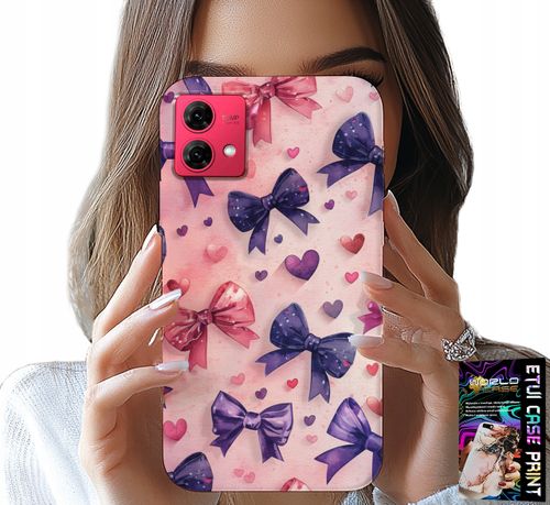 ETUI DO MOTOROLA EDGE 40 NEO - KOLOROWE WSTĄŻKI WSTĄŻKA WZORY + FOLIA na Arena.pl