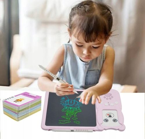 CZYTNIK KART TABLET DO NAUKI ANGIELSKIEGO SŁÓWEK 2W1 112 KART 224 SŁÓWKA na Arena.pl