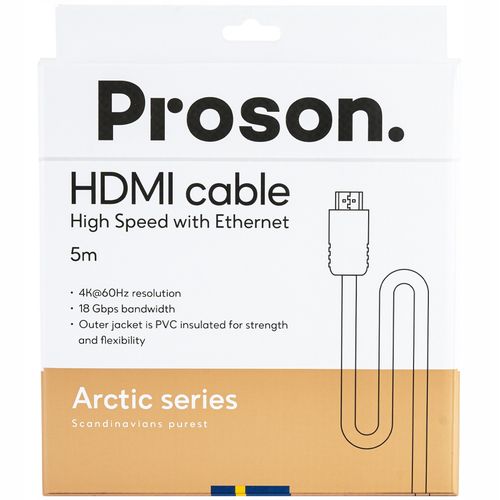 Kabel HDMI-HDMI PROSON Arctic 5 m na Arena.pl