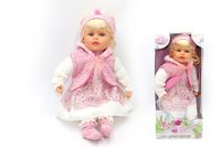 DUŻA LALKA Z DŁUGIMI WŁOSAMI MAŁA ELEGANTKA ŚPIEWA MÓWI 55 CM