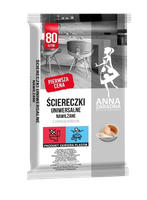 ANNA ZARADNA Ściereczki nawilżane do mebli 80szt.