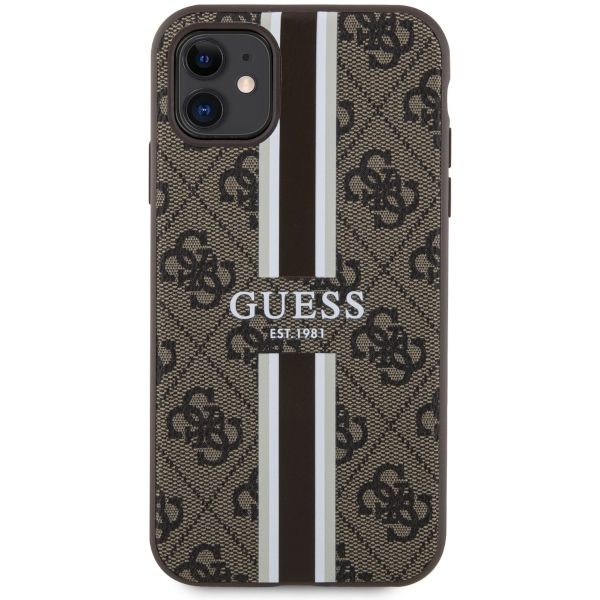Etui Guess do iPhone 11, iPhone XR, Brązowy, MagSafe zdjęcie 3