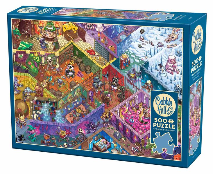 Puzzle 500 Labirynt fantasy w stylu D&D 113759 zdjęcie 1