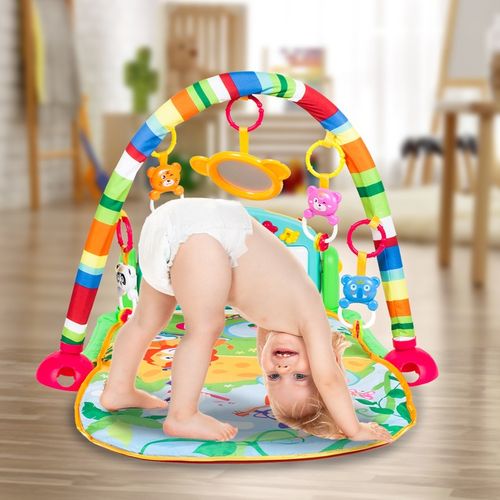 MATA EDUKACYJNA INTERAKTYWNA PIANINKO GRZECHOTKI GRYZAK LUSTERKO DLA DZIECI na Arena.pl