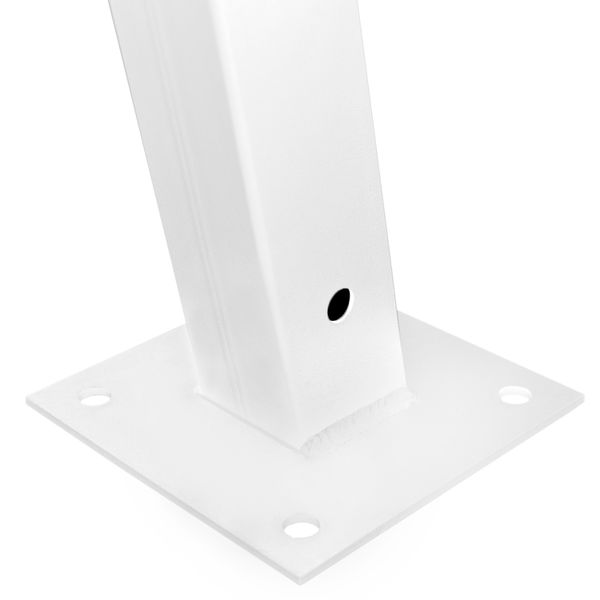 Stopa podstawa do masztu biała zdjęcie 3