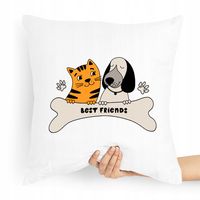 Poduszka Dla Przyjaciela Best Friends Prezent Z Nadrukiem Ze Zdjęciem