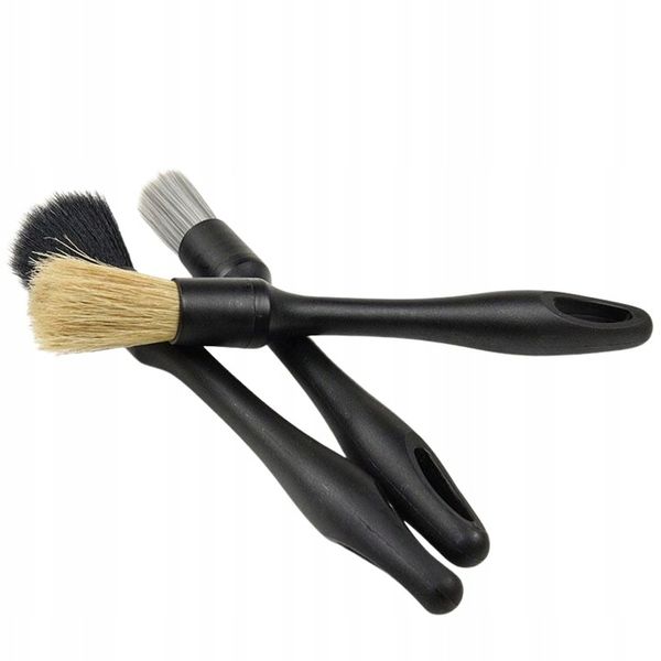 PĘDZLE PĘDZELKI DETAILINGOWE DO KOKPITU WNĘTRZA AUTA ZESTAW TRZY RODZAJE zdjęcie 11