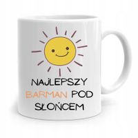 Kubek Prezent Dla Barmana Najlepszego Pod Słońcem Z Nadrukiem Ze Zdjęciem