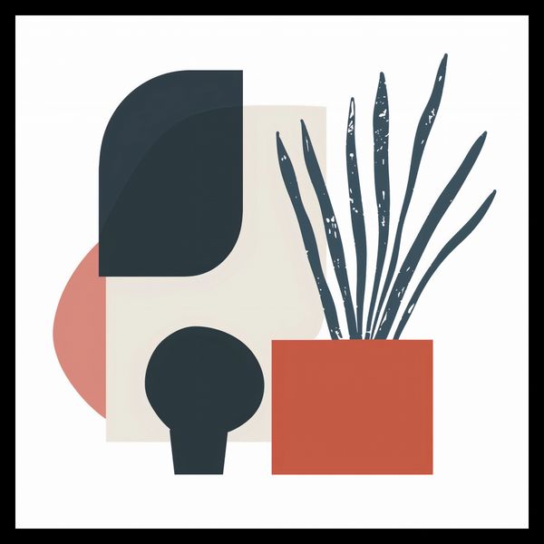 Plakat 50x50cm Zamknięte Myśli zdjęcie 2