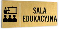 Tabliczka na drzwi SALA EDUKACYJNA nadruk UV napis informacyjna Aluminium