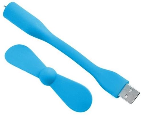 Wiatraczek silikonowy USB -  niebieski na Arena.pl