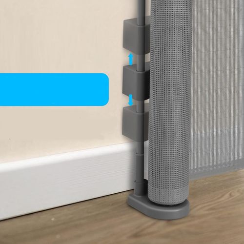 Rozsuwana bramka zabezpieczająca z zamkiem 150cm dla dzieci i psów Wodondog na Arena.pl